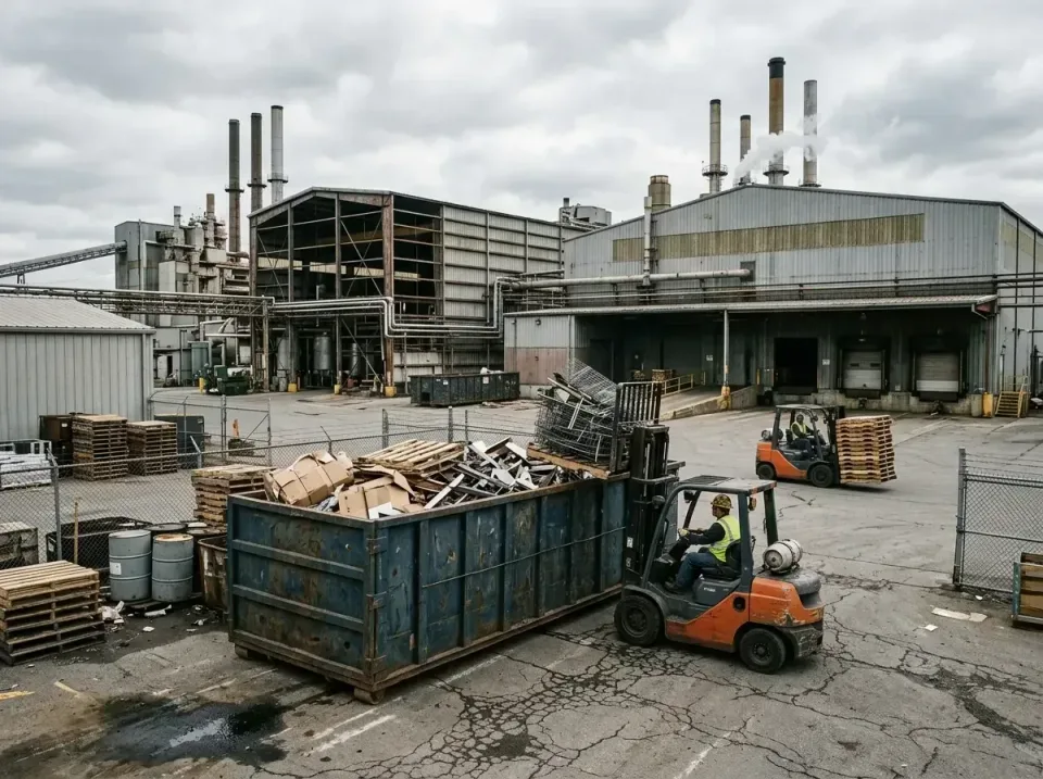 industrial-factory-scrap-conta-003 — frequently asked questions, Cheap Roll-off Dumpster Rentals in Roseville, MN